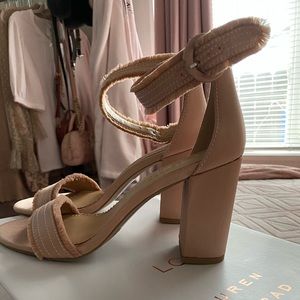 Blush colored heels